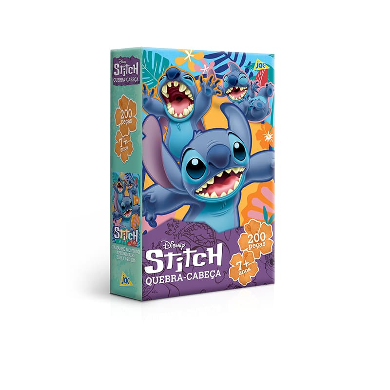 Quebra Cabeça 200 Peças Stitch Toyster