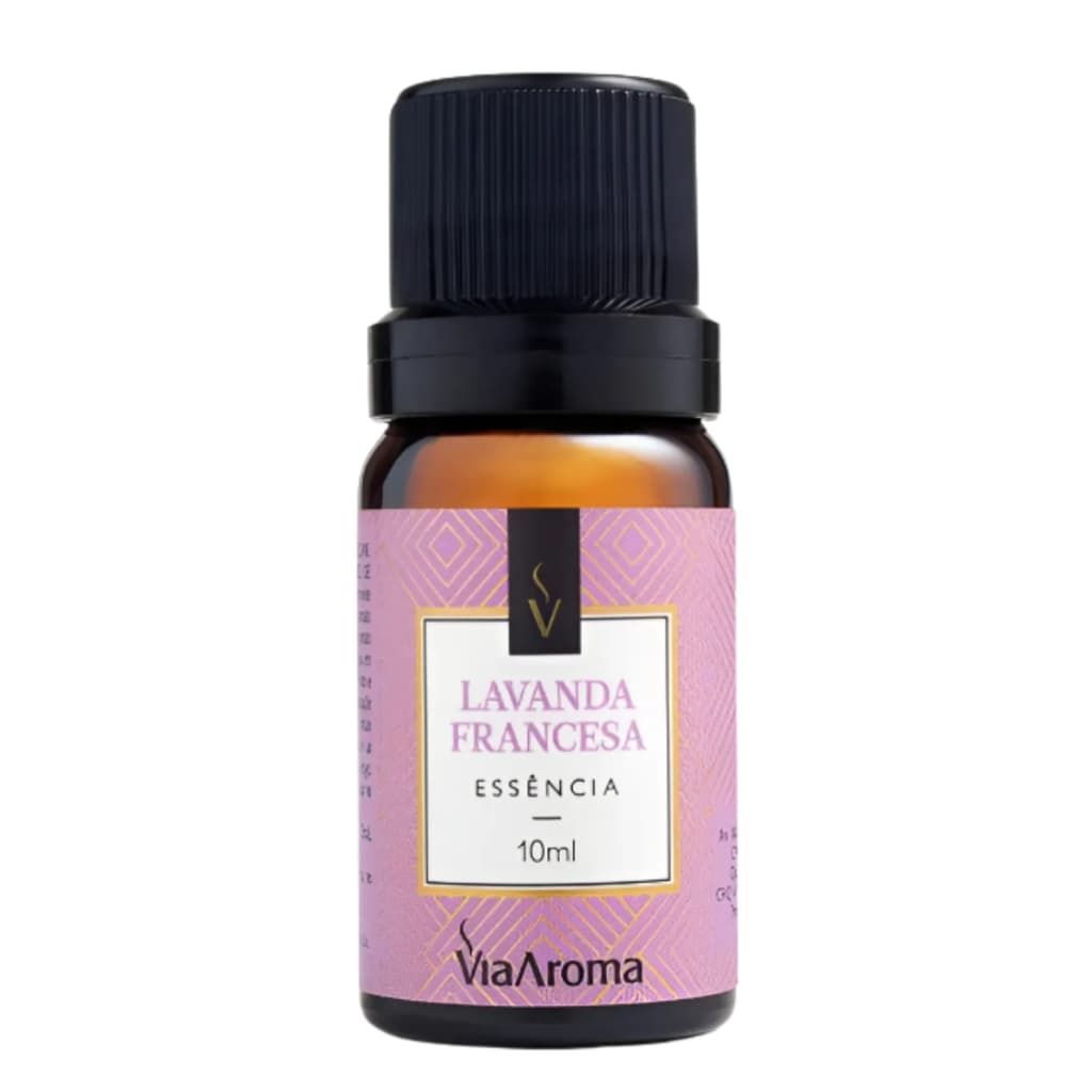 Essência Aromatizante Lavanda Francesa 10ml Via Aroma Original Difusor Elétrico