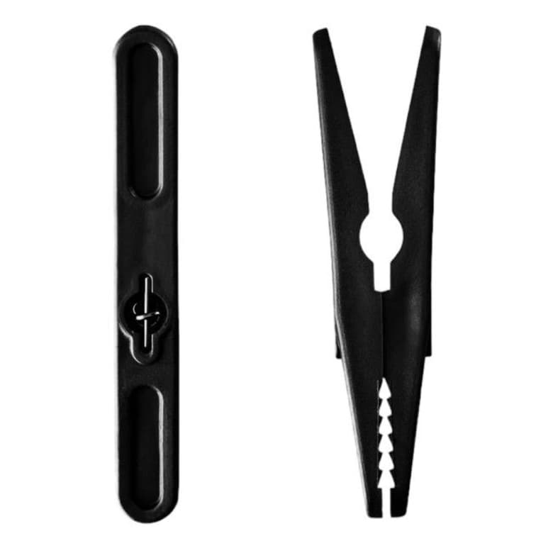 Grampo p/cabides 8-5 cm - 3017 Preto - 30 peças