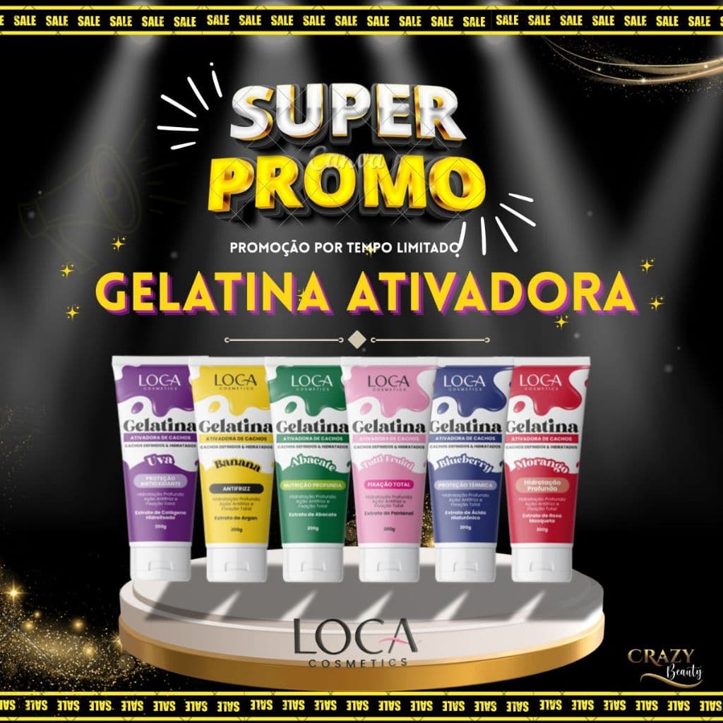 Gelatina Ativadora de Cachos - Bisnaga - 200g