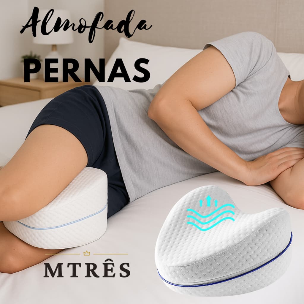Almofada Ortopédica Apoio Entre as Pernas  Ergonômico Alívio Da Dor Conforto Joelhos Postura Correta