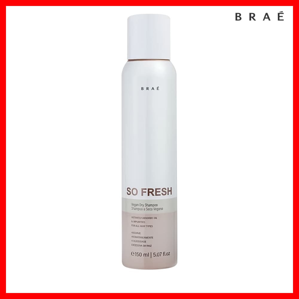 Braé So Fresh Shampoo á Seco 150ml (Absorve a oleosidade Excessiva da Raiz)