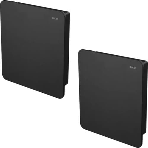 Kit 2 Acabamento Válvula Descarga Docol Flat Ônix 009317CE