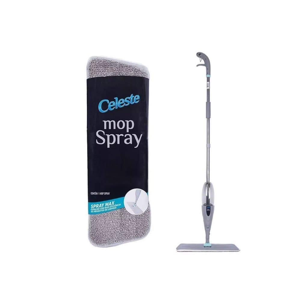 Mop Spray Com Reservatório Esfregão Vassoura Mágica Celeste
