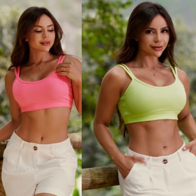 Kit 3 Top Fitness Feminino Academia Zero Transparência Ou Kit 2 Tops
