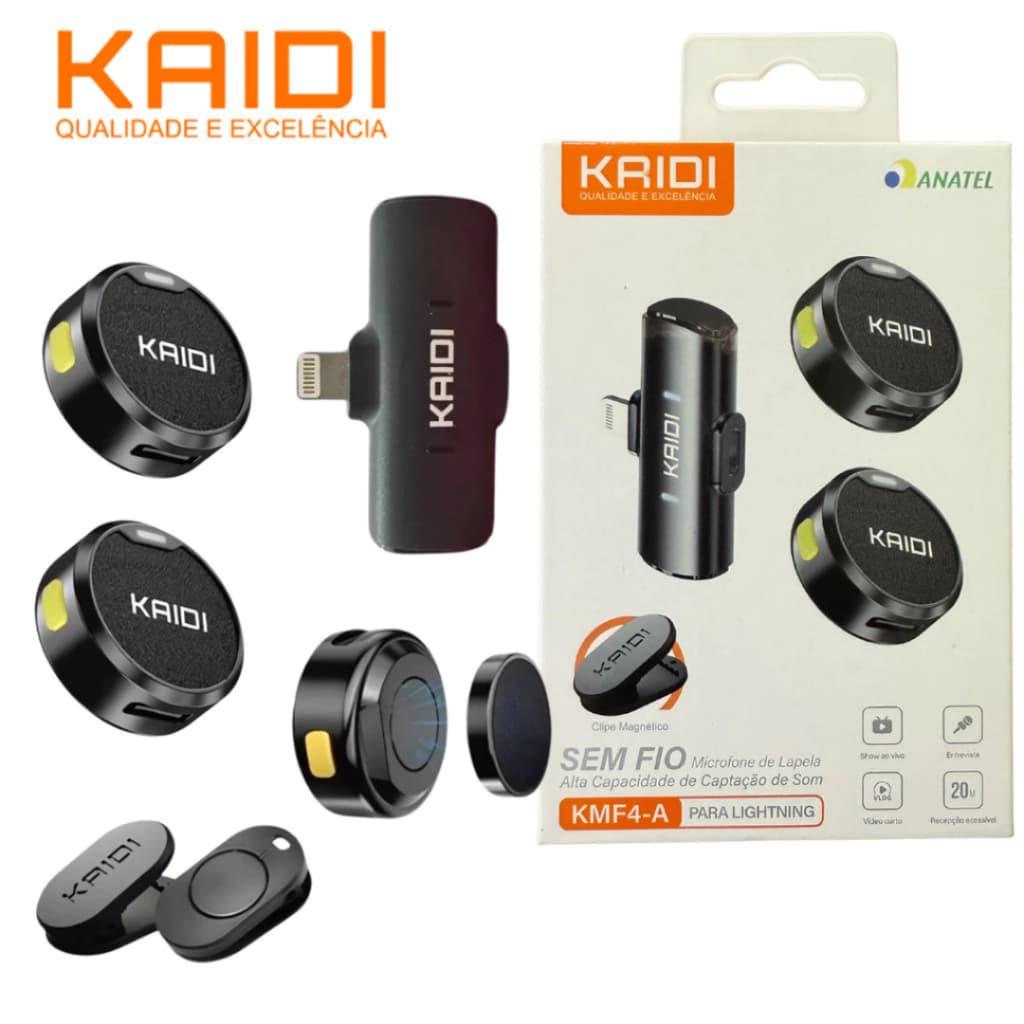 Mini Microfone De Lapela Duplo Sem Fio Profissional Magnético Para iPhone Android Type C Phone