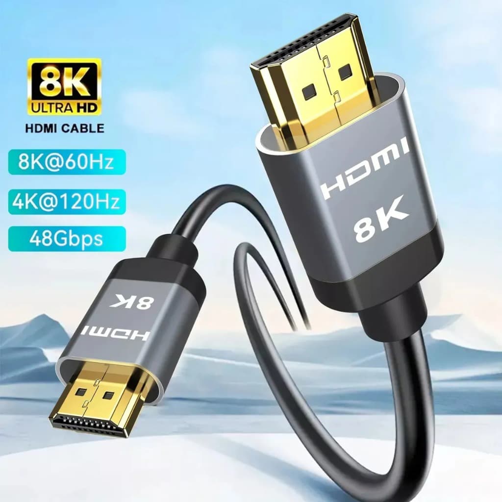 CABO HDMI MIZIQIER DIGITAL 2.1 48GBPS 3D SUPORTE PARA 10K/30HZ, 8K/60HZ, 4K/120HZ UHD, 2K/240HZ - BLINDADO