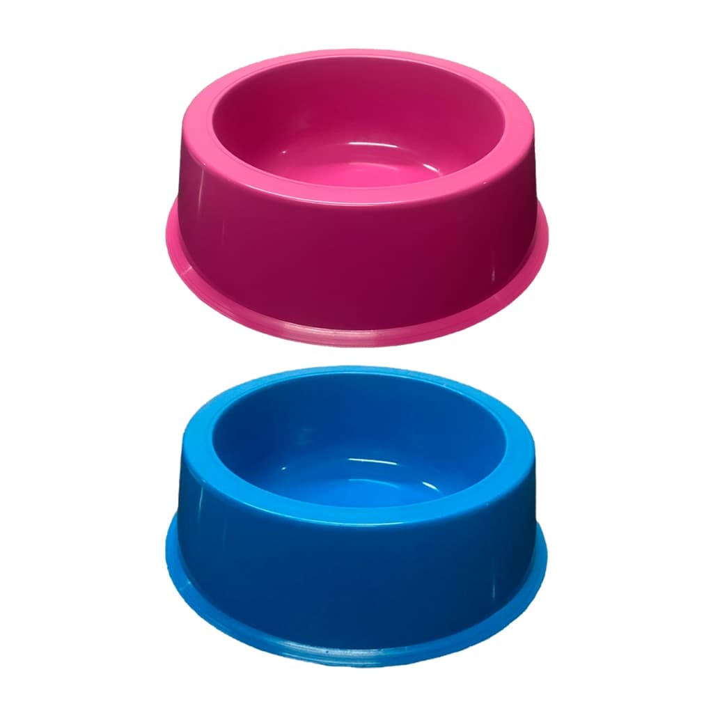 Kit 2 Comedouro Bebedouro 800 Ml Para Cachorro e Gato Varias Cores Para Escolha