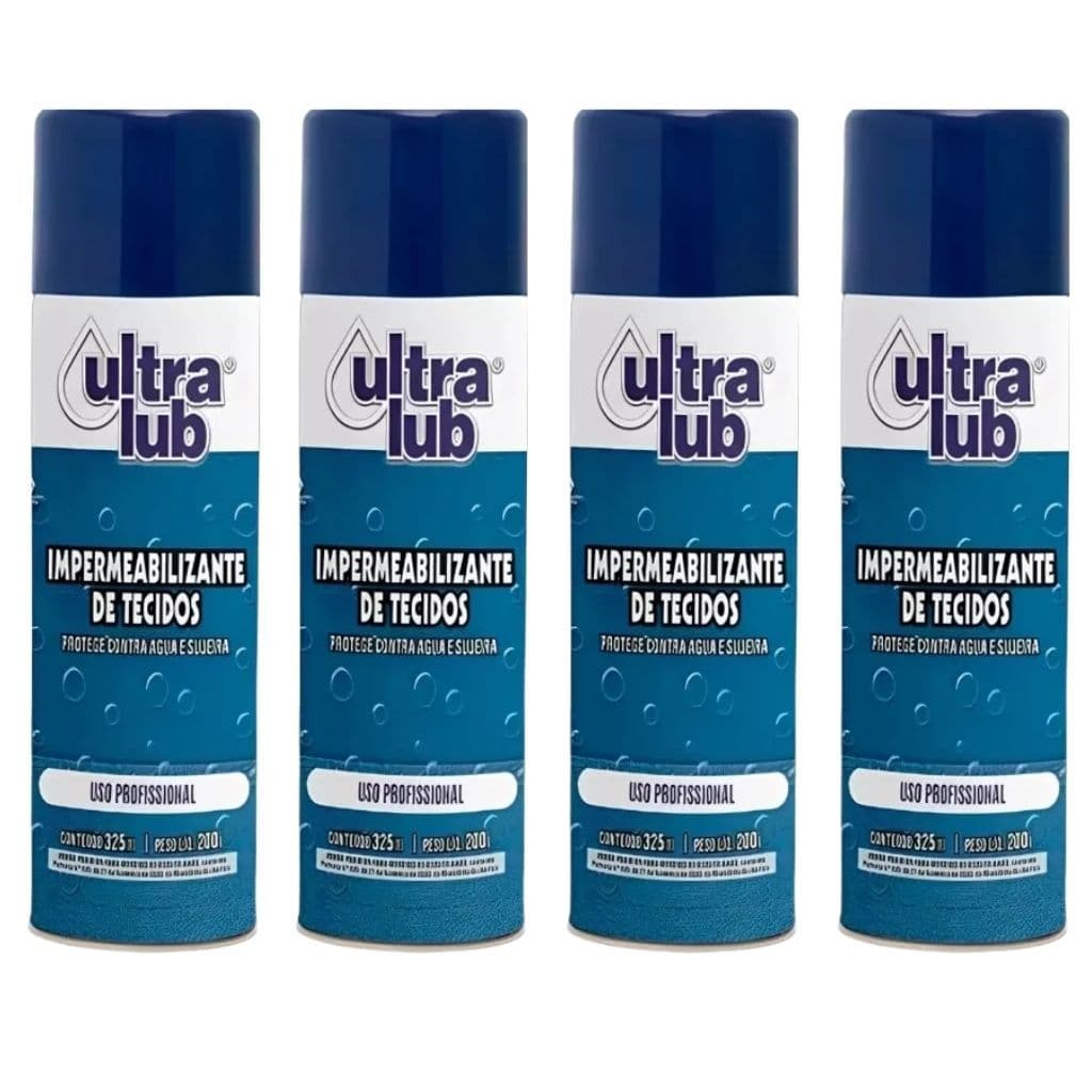 4 Impermeabilizante De Tecidos 325ml Ultra Lub