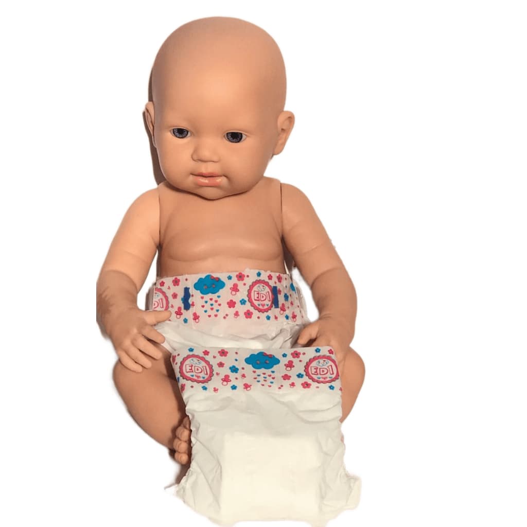 Fralda para boneca reborn 3 un fraldas grande bebe reborn fraldinha descartavel para boneca grande