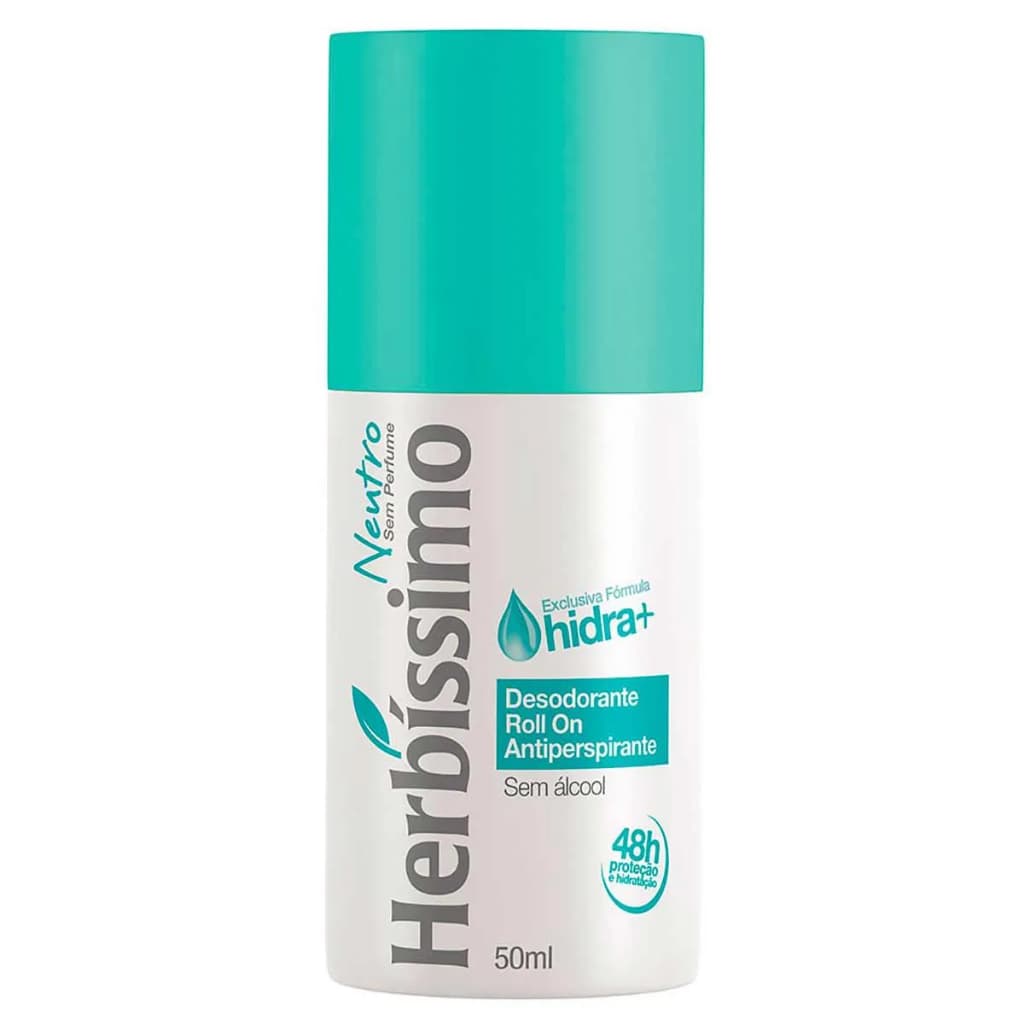 Desodorante Roll-On Antiperspirante Herbissimo 50ml - Escolher Fragrância
