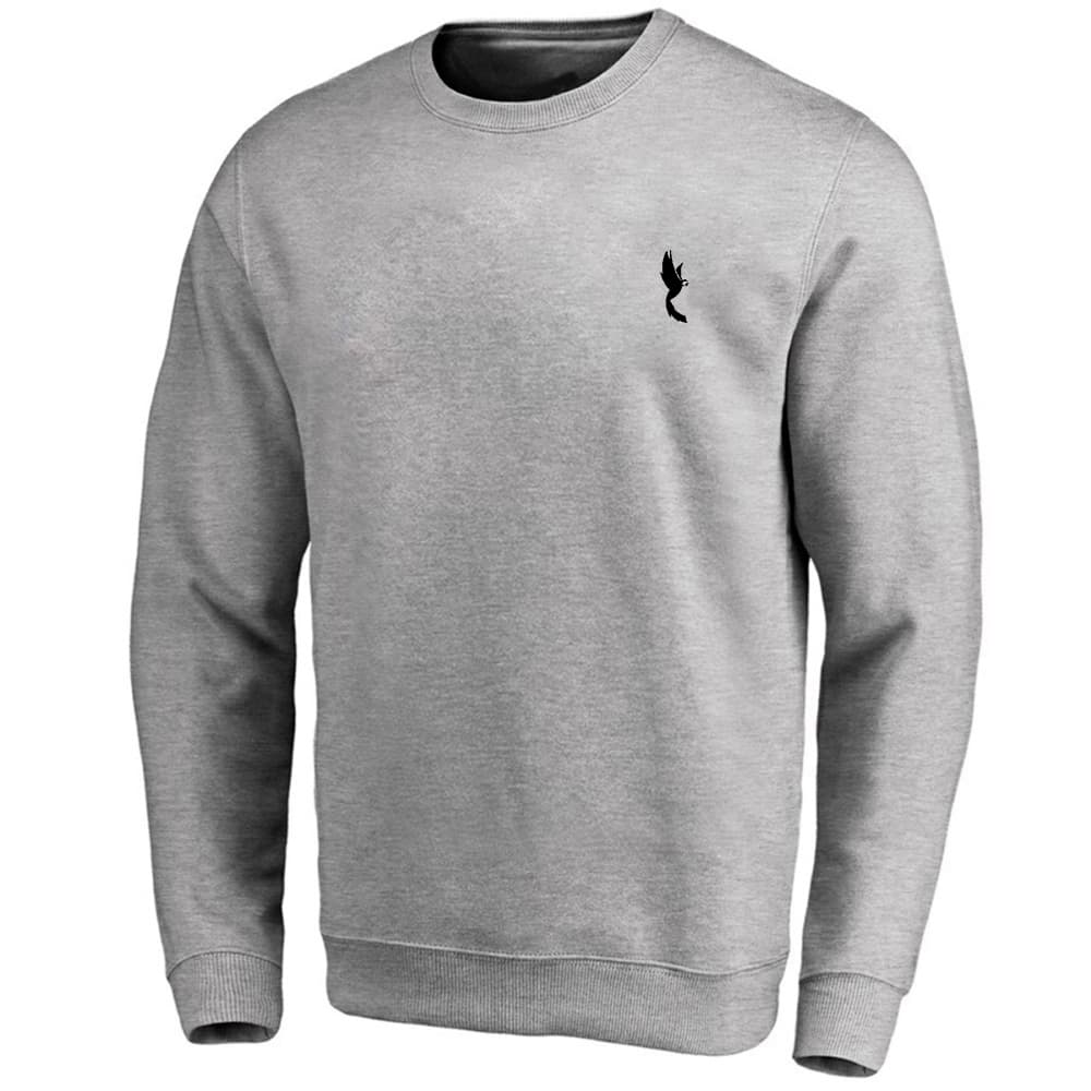 Blusa de Moletom Flanelado Gola Careca Arara Pequena