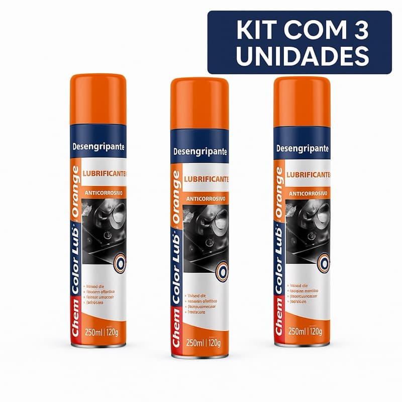 OLEO DESENGRIPANTE KITS COM 1/2/3UN CHEMICOLORS 250ml
