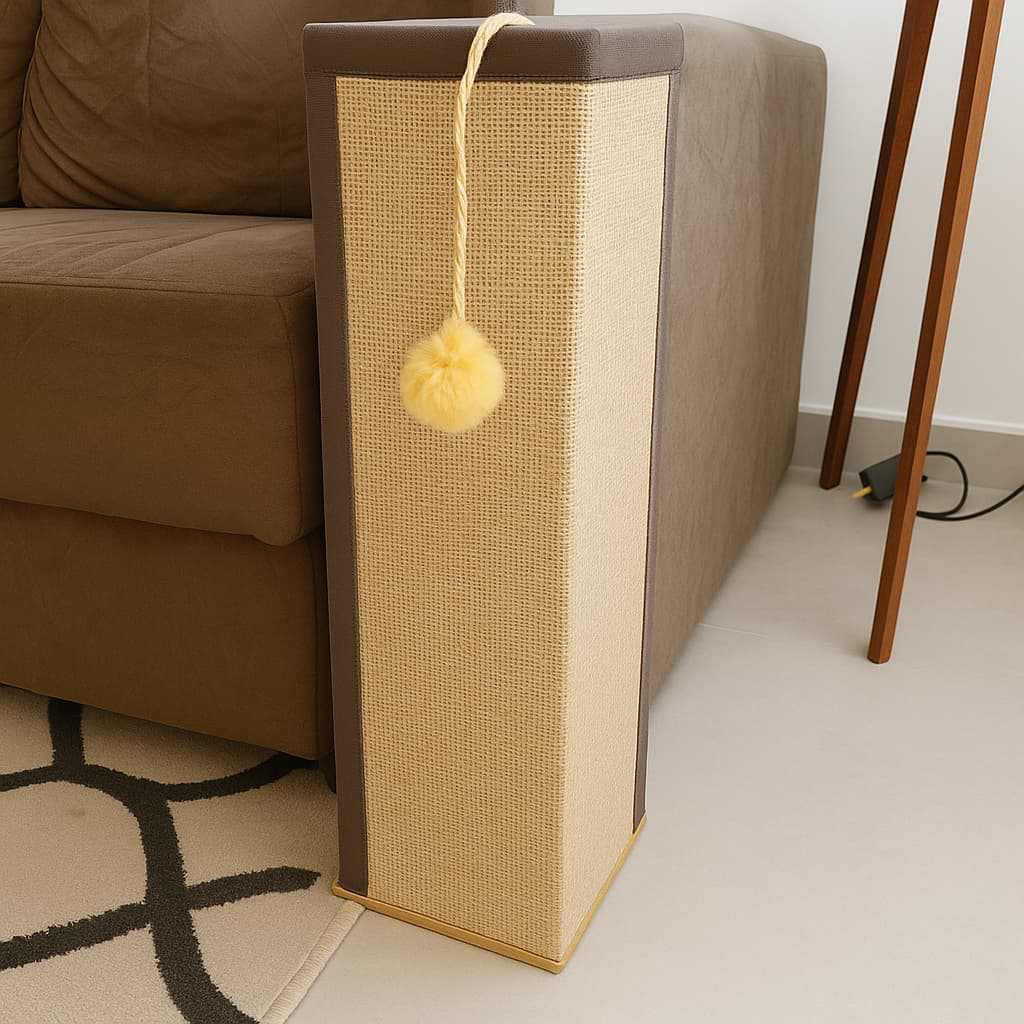 Arranhador de Sofá Arranhador para Gatos Várias Medidas 40cm à 60cm Marrom