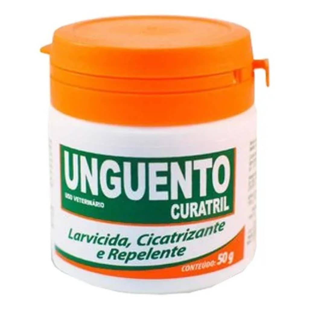 Curatril Unguento Cicatrizante 50g Pote Para Animais