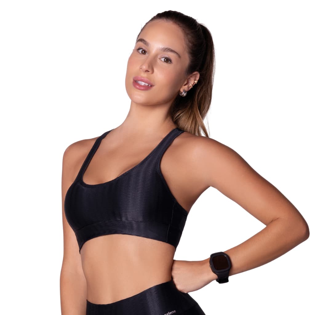 Top 3d Bojo Removível Fitness Sport Academia Selene