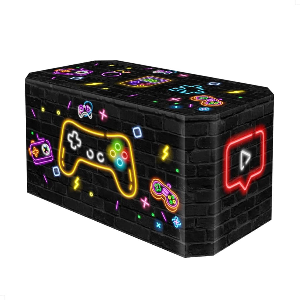 Capa Decorativa Para Mesas Subilmado Helanca Premium Decoração Festa Game Consoles Gamer