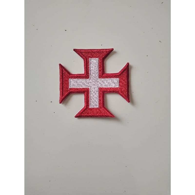 PATCH BORDADO TERMOCOLANTE-SIMBOLO-CRUZ-WHITE 3