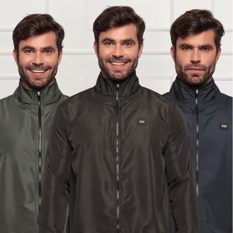 Kit 3 Jaqueta Corta Vento Masculino Blusa Treino Corrida Sem Capuz
