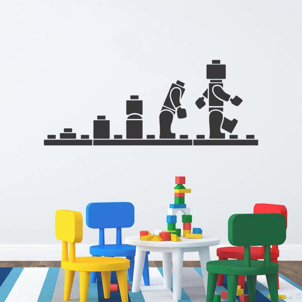 Adesivo de Parede Evolução Lego