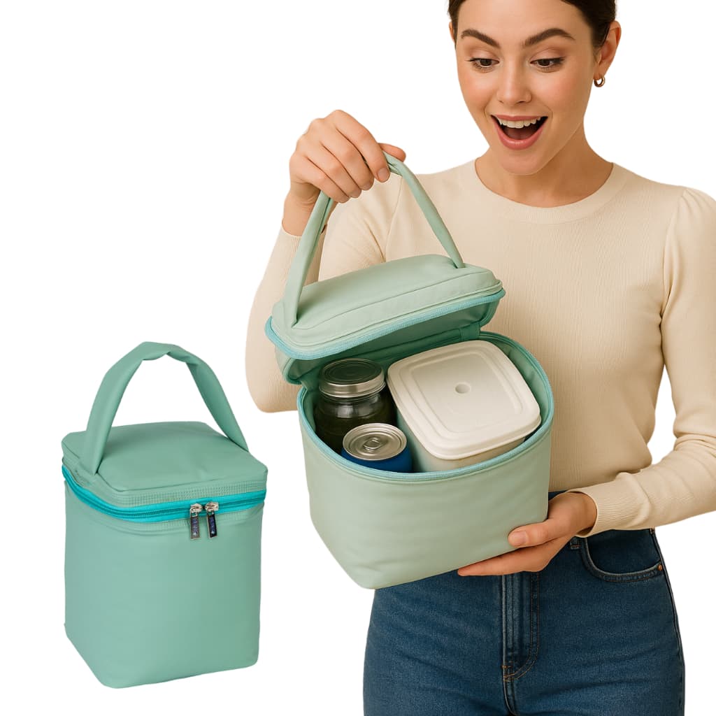 Bolsa Térmica com Gelo Reutilizável – Conserva Bebidas e Alimentos por Horas