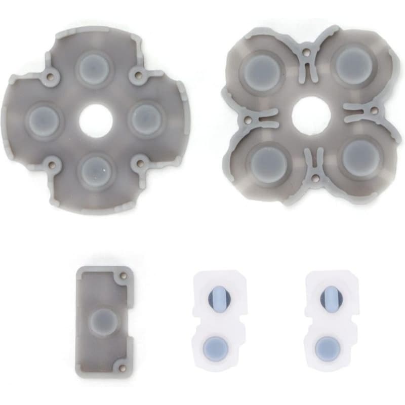 Almofadas de borracha condutoras de silicone para PS5 BDM 010 V1, de silicone de borracha condutivas
