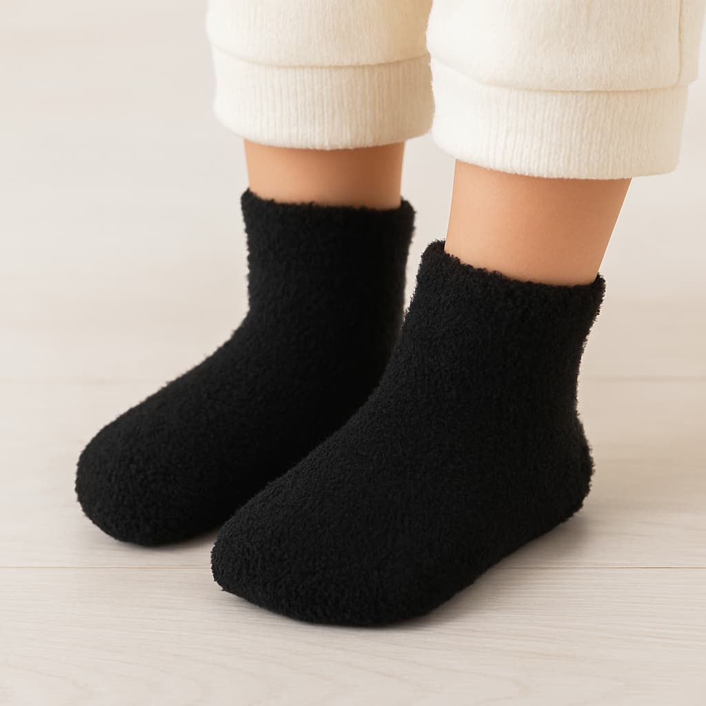 KIT Meia Térmica Pelúcia Infantil – Inverno Quentinho 2-5ANOS CLASS