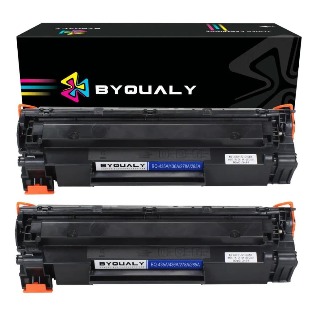 Kit 2 Toner Compatível 285a 85a P1102w M1132 Tinta Preto
