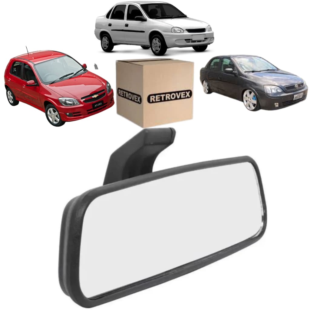 Espelho Retrovisor Interno Celta Corsa Classic Articulado RX6659