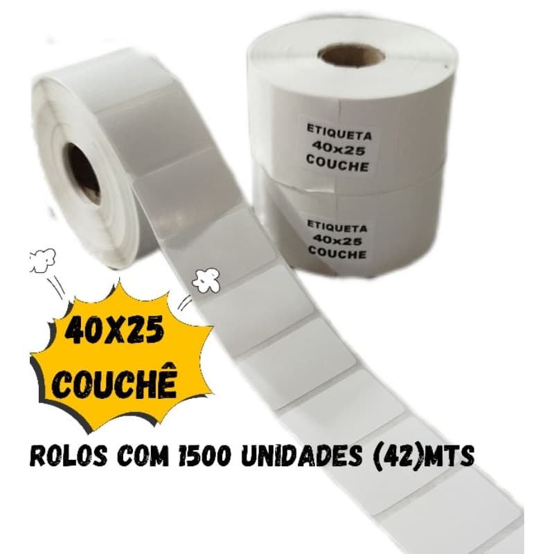 etiqueta adesiva 40x25 (1 COLUNA) couchê 1500 UND(42 MTS)
