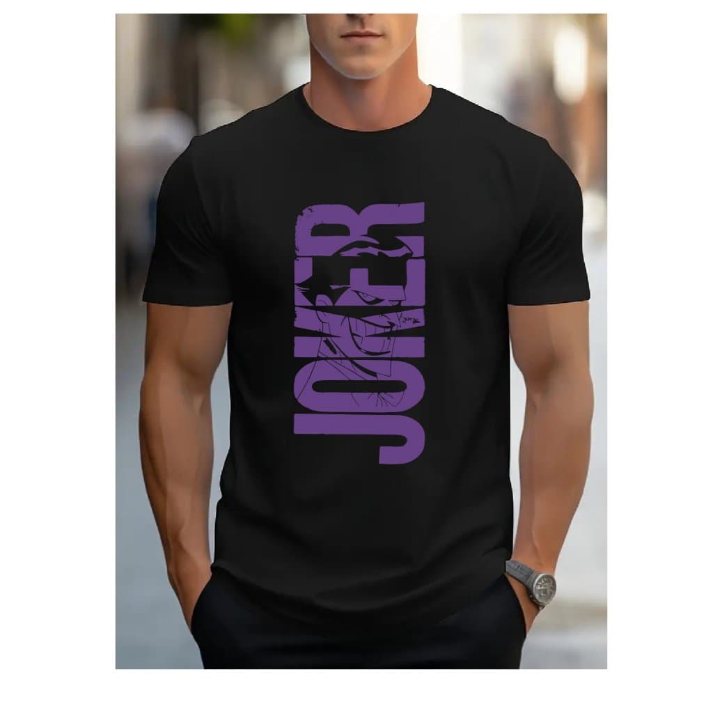 Camiseta Algodão Premium Streetwear Casual Basica Joker