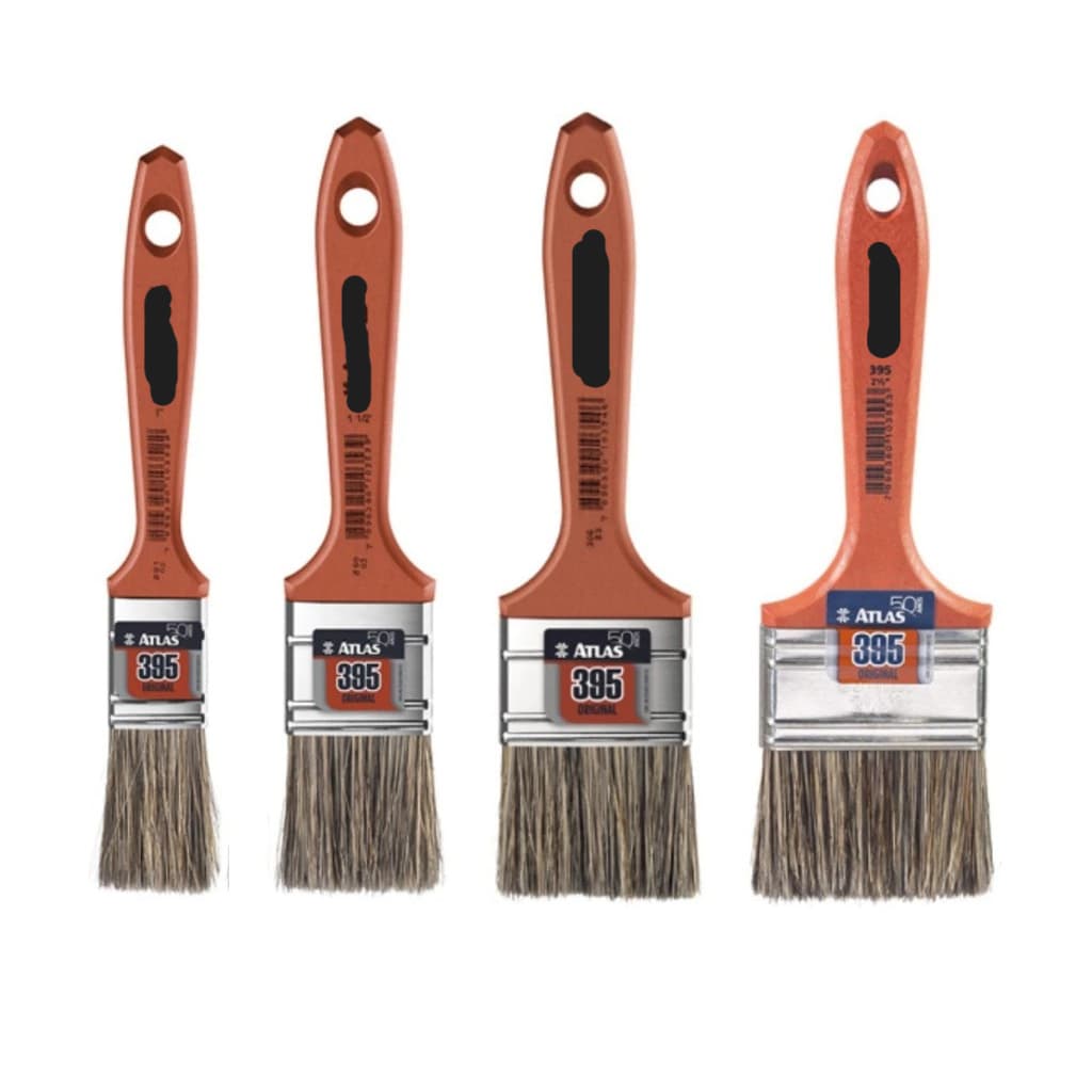 Kit 4 Trincha Pincel Roma  Para Pintura 1/2" 3/4" 1" 2" Polegadas
