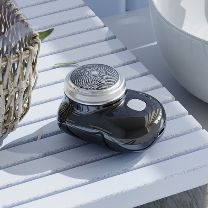 Barbeador EléTrico Mini Aparador De Barba Reciprocador CabeçA De Corte RecarregáVel -PromoçãO