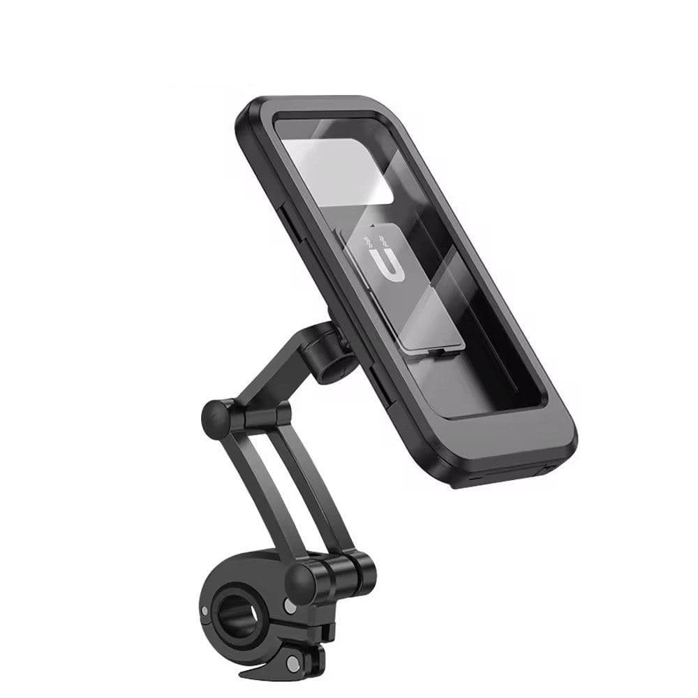 Suporte para celular motocicleta à prova d'água 360 ° giratório ajustável de 6,3 polegadas suporte
