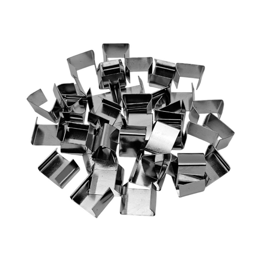 100 Chapinhas De 15mm Componente Para Cordão Fixador