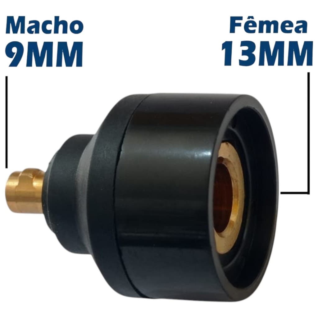 ENGATE ADAPTADOR 13MM FEMEA PARA 9MM MACHO
