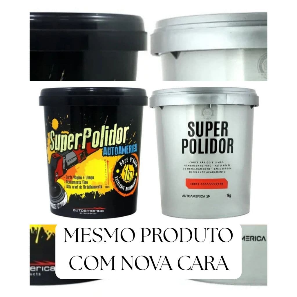 Super Polidor 1Kg Massa de Polir - Autoamerica