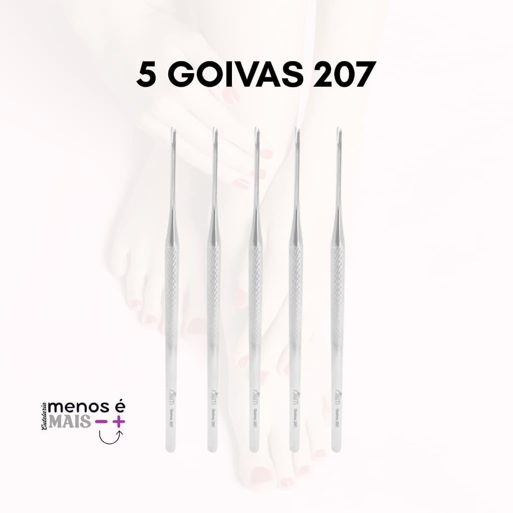 Kit 5 Goivas N° 207 - Controle e Desempenho Superior para Aplicações Especiais