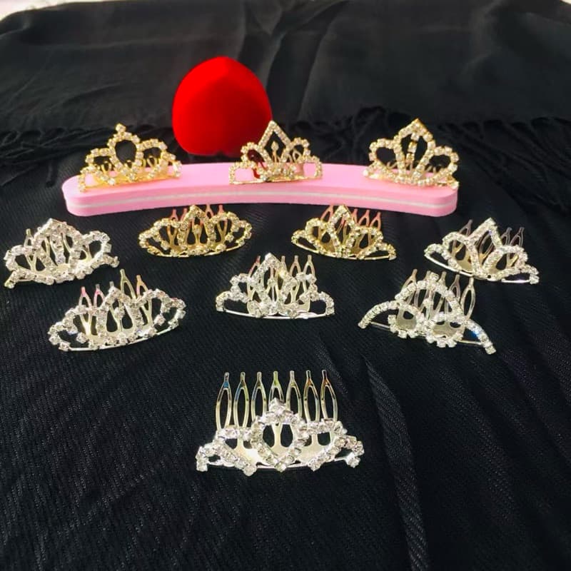 Tiara Coroa Pente Princesa/ Noivas/festa Strass Debutantes