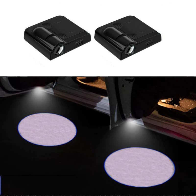 Led Luzes De Porta Do Carro Luzes De Decoração Carro Sem Fio Lazer Projetor Luzes Para Carro SEM LOGO