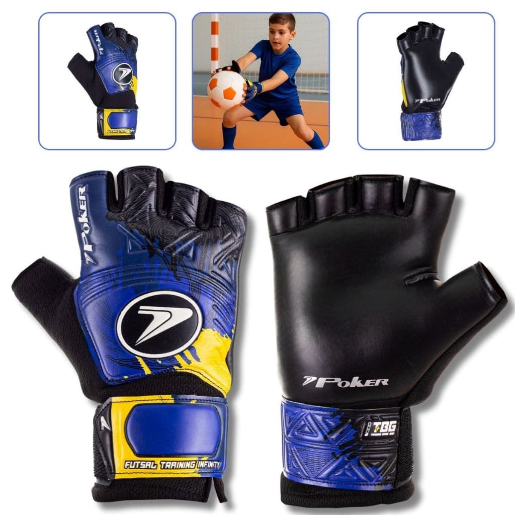 Luva Goleiro futsal Campo Poker Infinity Training Infantil