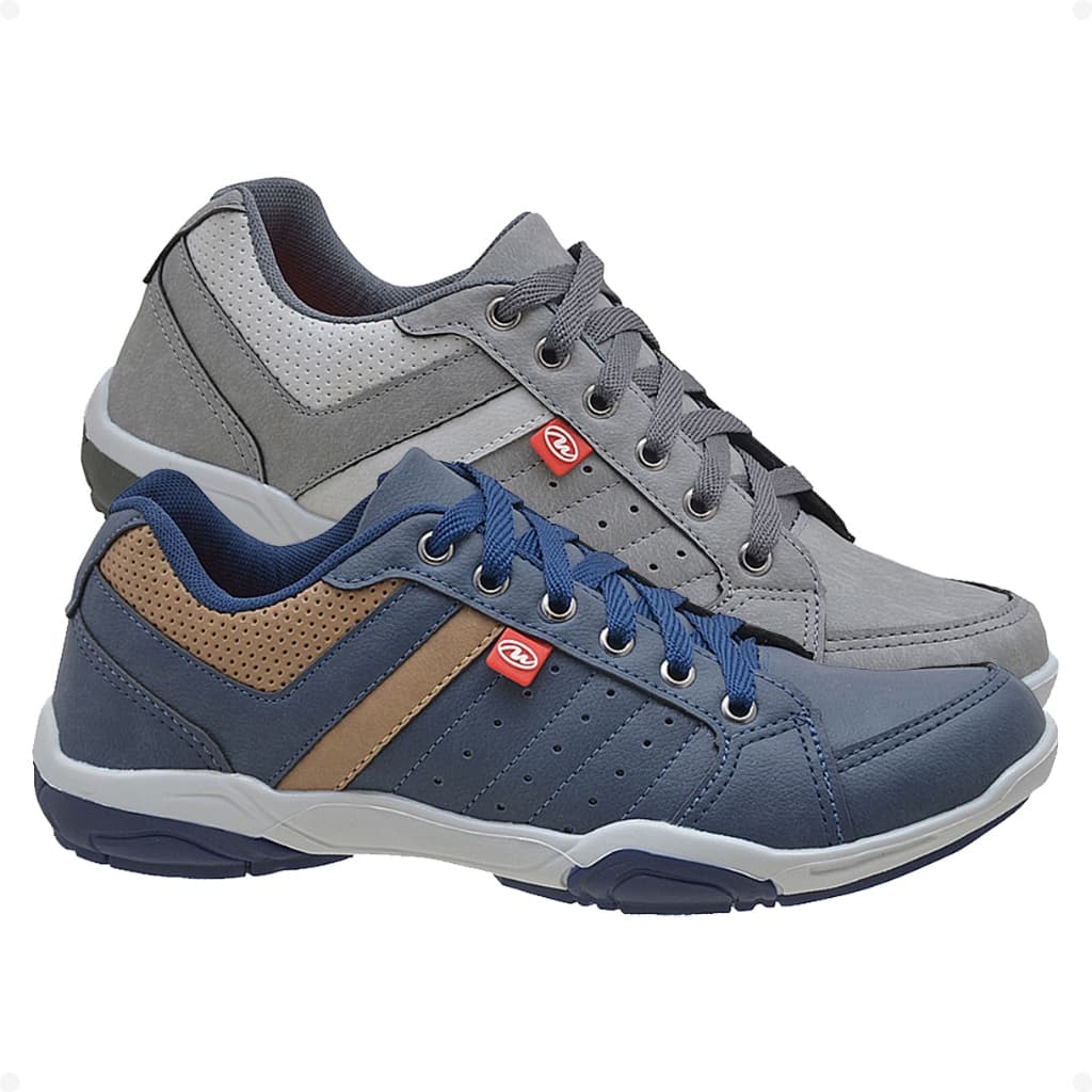 Kit 2 Pares Sapatenis Masculino Adulto FXB 940