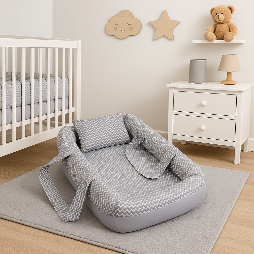 Berço Portátil Ninho Redutor Bebê INFANTIL TECIDO 100% ALGODÃO - VARIAS ESTAMPAS