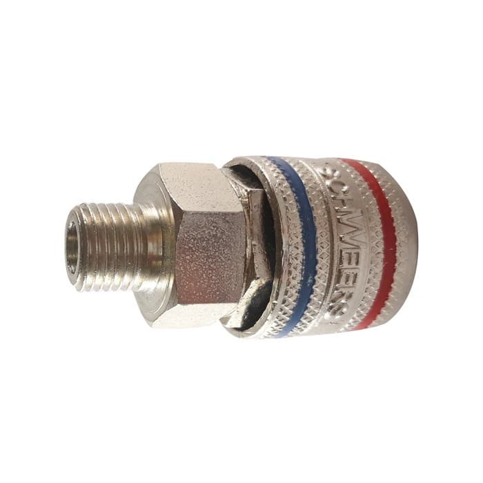 Engate Rápido p/ Ar 1/4 Macho Compressor Pneumática