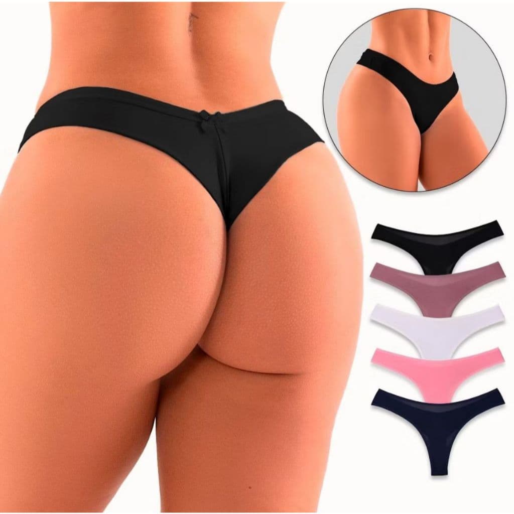 Calcinha Conforto Lindinha Fio Duplo Empina Bumbum Básica Alta Compressão