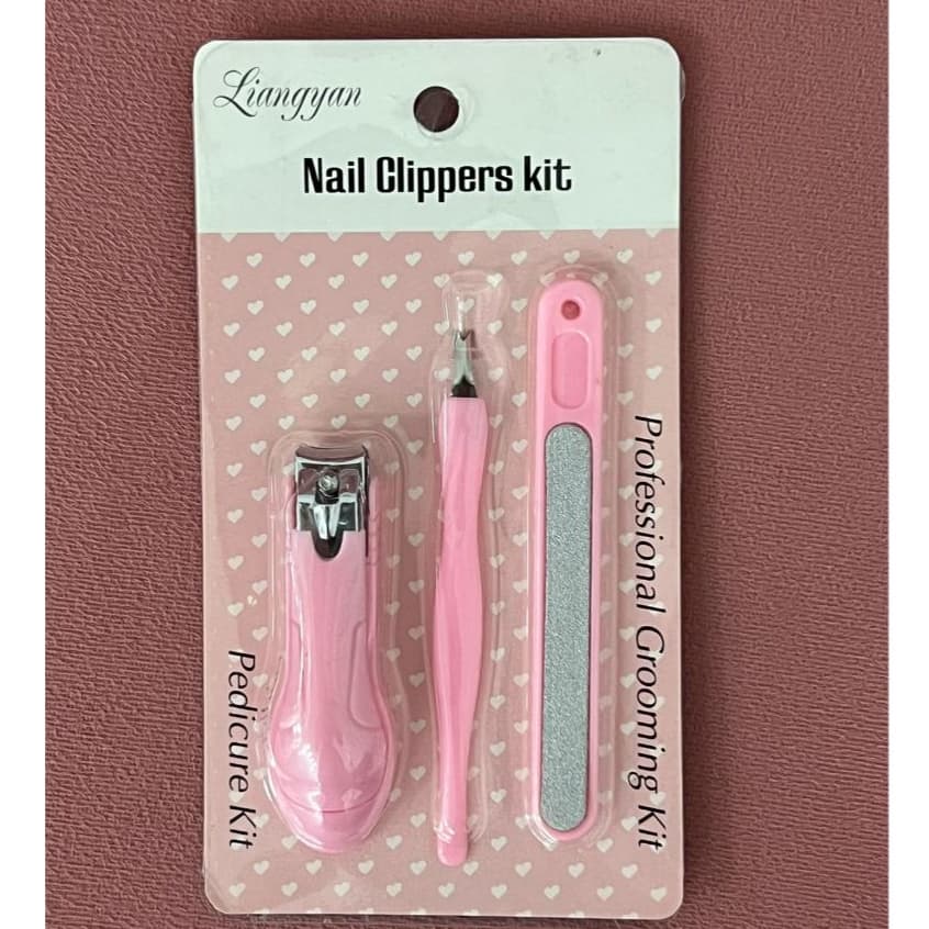 Kit de Manicure 3 Peças Nails Clippers Kit