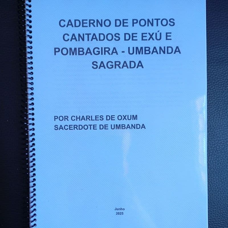 Apostila Caderno de Pontos Cantados de Exu e Pombagira na Umbanda Sagrada