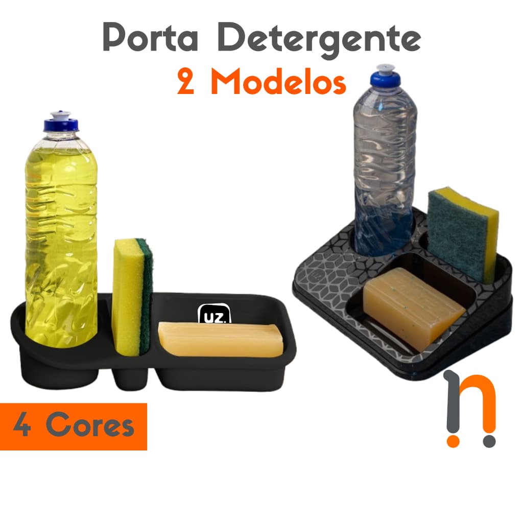 Porta Detergente Pia Cozinha Porta Sabão e Esponja