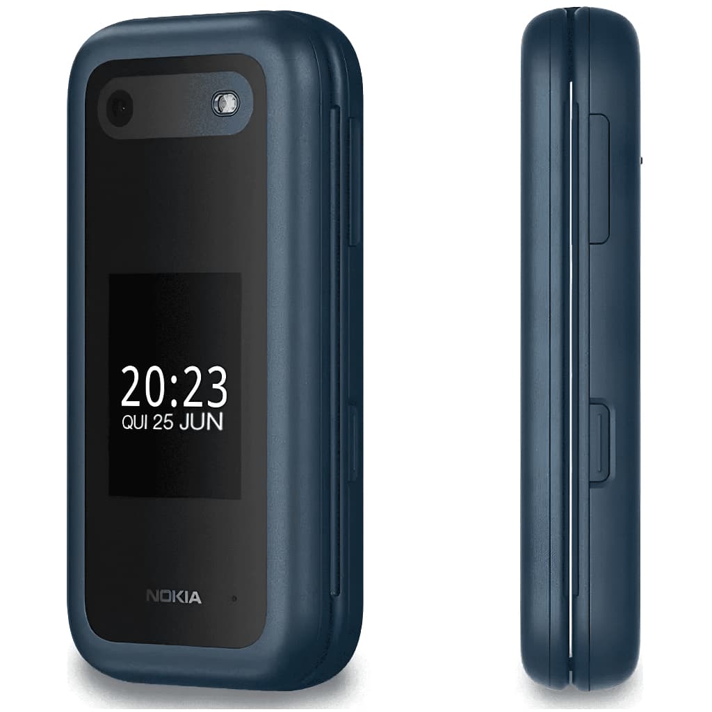 Celular Nokia Flip 4G com Teclas Grandes para Idosos