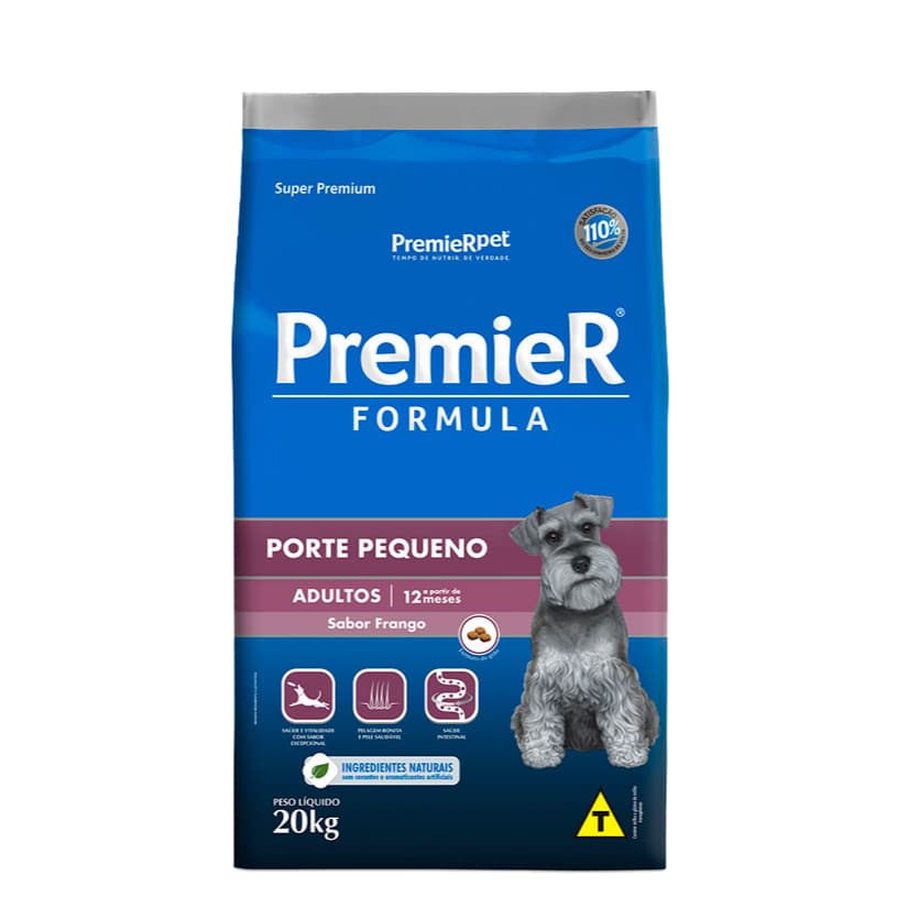 Ração Premier Formula Cães Adultos Raças Pequenas sabor Frango 20kg